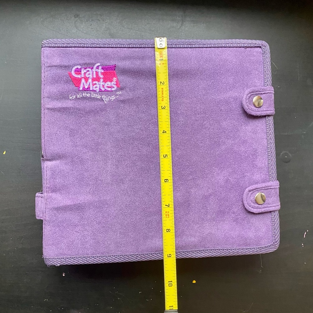 PACK OF TWO Craft Mates Double Sided Case w 8organizers, for (beads, pins, more) - Picture 11 of 16